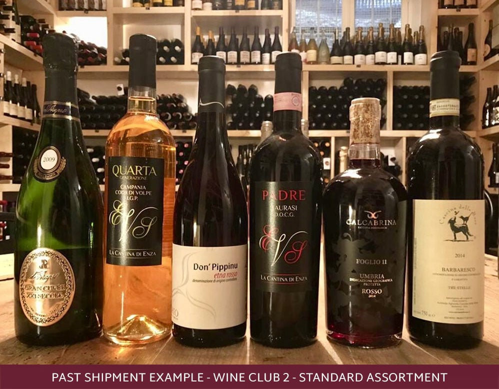 Roscioli wine club selection of italian wines