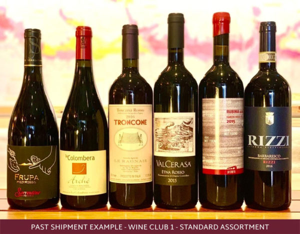 6 Italian wines from the roscioli wine club